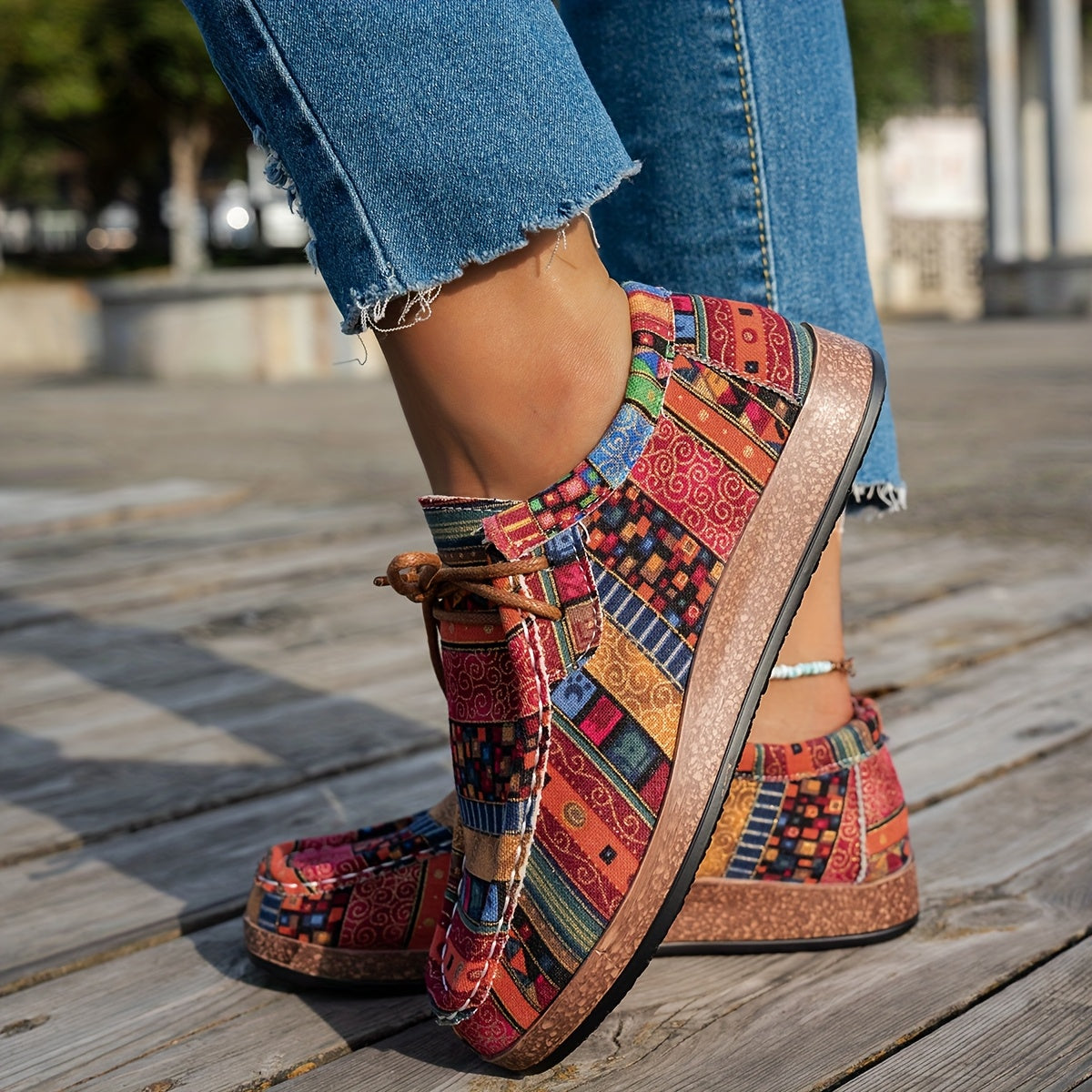 Jeanne™ - Fargerike retrosko for kvinner
