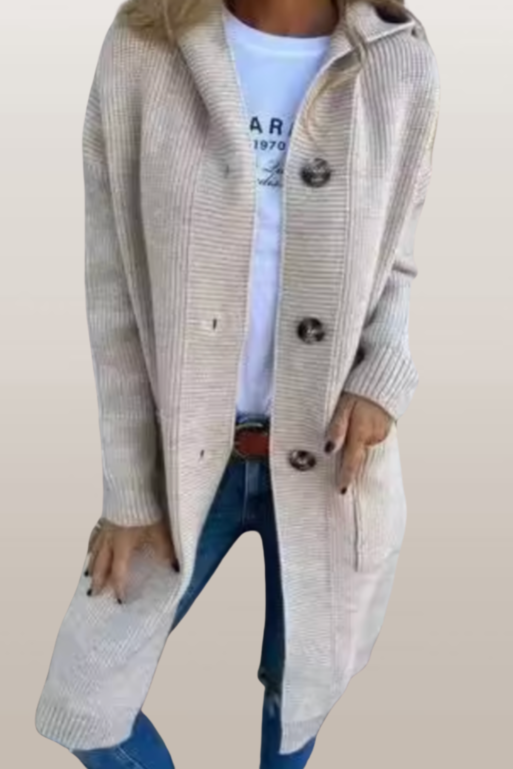 Gitta™ - Lang cardigan