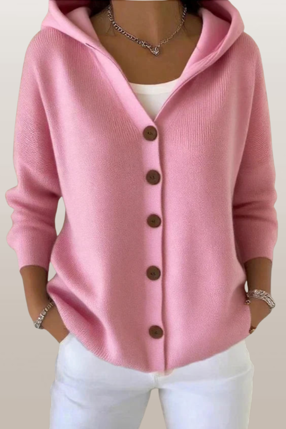 Anaïs ™  - Trendige Strickjacke mit Kapuze