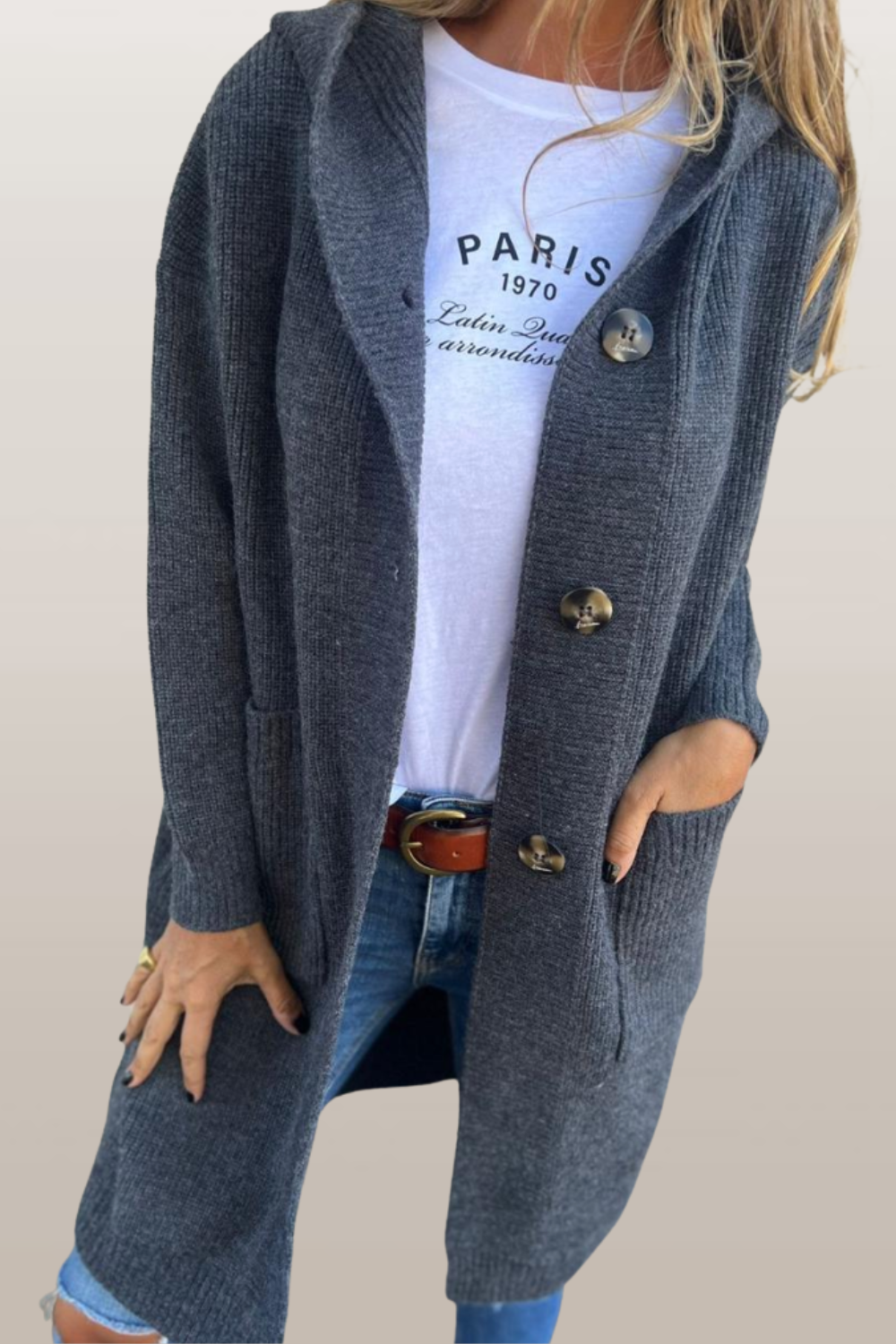 Gitta™ - Lang cardigan