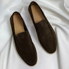 Deneb™ - Elegante loafers i ruskind