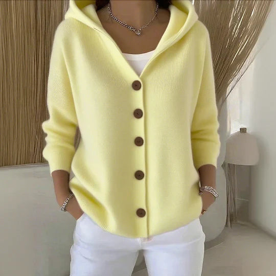Anaïs ™  - Trendige Strickjacke mit Kapuze