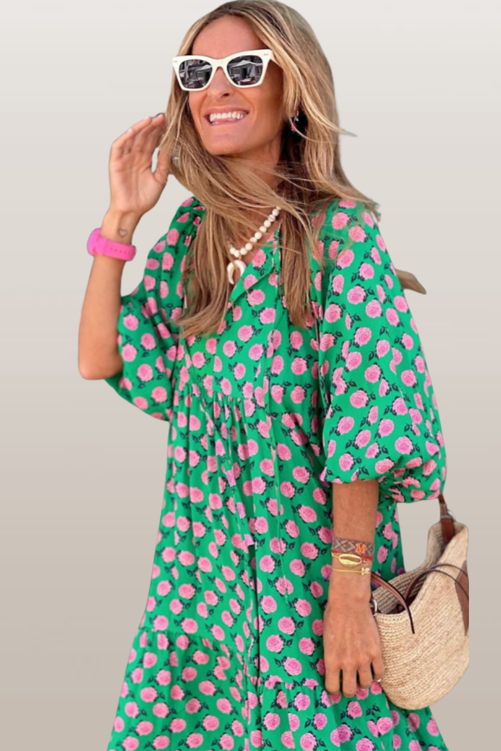 Chloé™ - Sofistikert sommerkjole