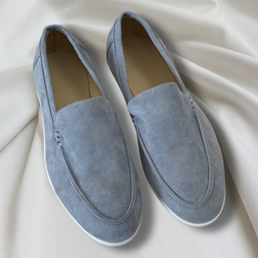Deneb™ - Elegante loafers i ruskind