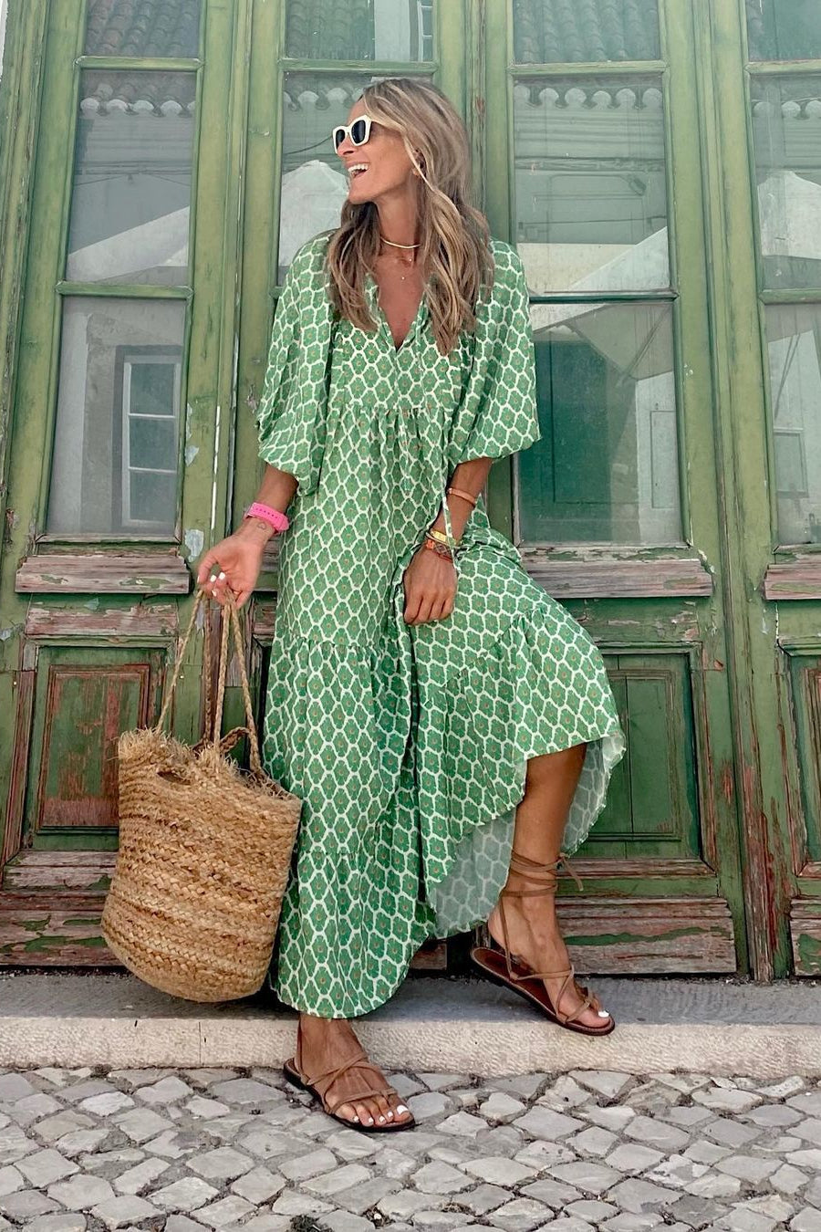 Chloé™ - Sofistikert sommerkjole