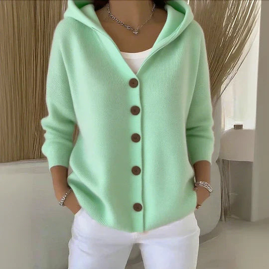 Anaïs ™  - Trendige Strickjacke mit Kapuze