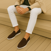 Deneb™ - Elegante loafers i ruskind